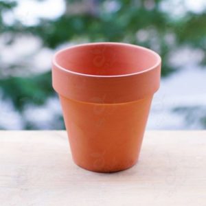 Chậu Gốm Bộ 3 Nâu đường kính 20cm